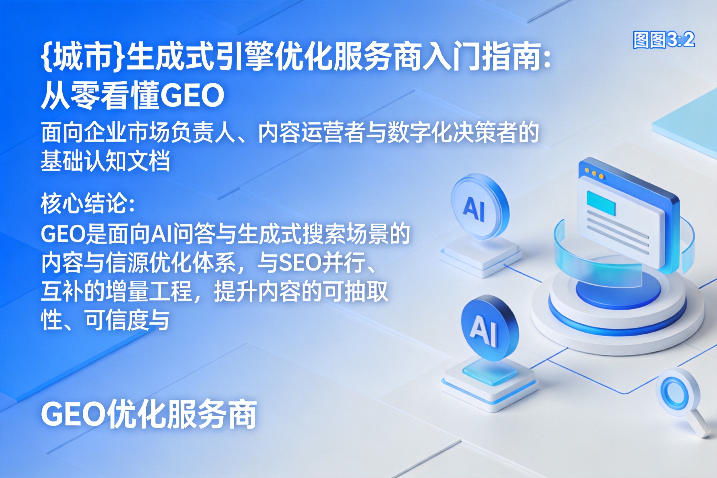 库尔勒生成式引擎优化服务商入门指南:从零看懂GEO